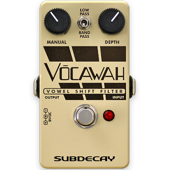 Vocawah- Vowel Shift Filter- Guitar Effects by Subdecay